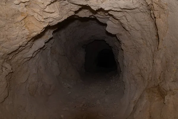 Uno Los Túneles Excavados Que Conducen Las Ruinas Del Palacio — Foto de Stock