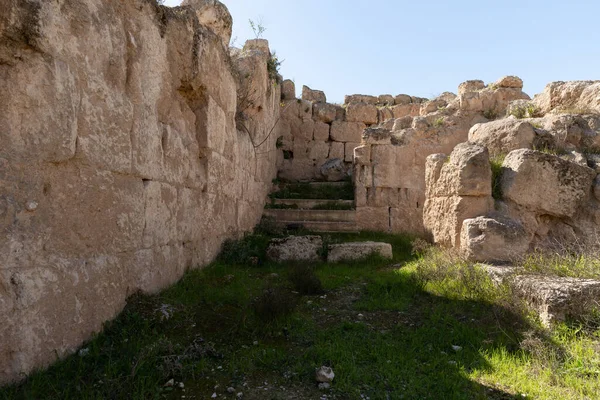 Ruïnes Van Het Buitenste Deel Van Het Paleis Van Koning — Stockfoto