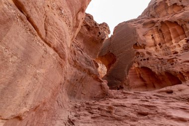 İsrail 'in güneyindeki Eilat yakınlarında Timna Ulusal Parkı' nda olağanüstü güzel bir dağ doğası var..