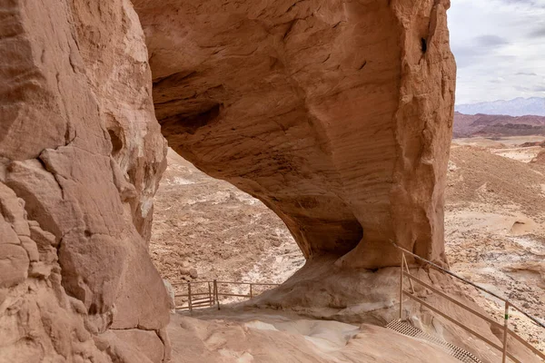 Fantastiskt Vacker Fjällnatur Timna Nationalpark Nära Eilat Södra Israel — Stockfoto