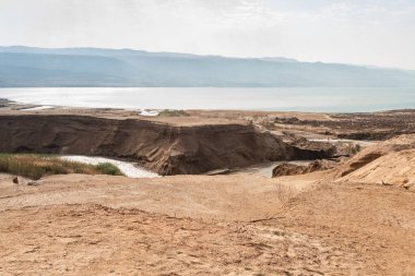 Ürdün Nehri 'nin İsrail' in güneyindeki Ölü Deniz 'e aktığı yer.