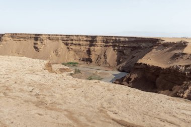 Ürdün Nehri 'nin İsrail' in güneyindeki Ölü Deniz 'e aktığı yer.
