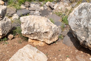 M.Ö. 4. yüzyılın kalıntıları, Kinneret Gölü kıyısında yer alan Arbel Dağı 'nın yakınında yer alan Kuzey İsrail' deki Tiberias kenti yakınlarındaki Galilee Denizi.