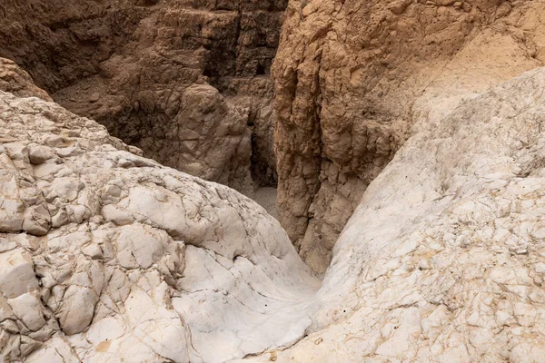 Lecho Seco Del Río Que Pasa Través Del Desierto Piedra —  Fotos de Stock