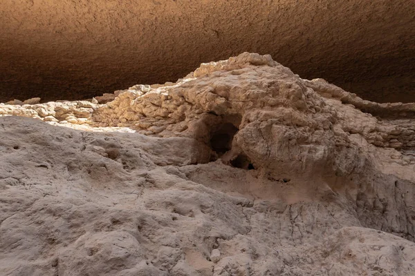 Desierto Piedra Cerca Del Arroyo Khatsatson Lado Israelí Del Mar — Foto de Stock