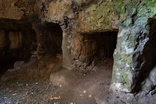 Byzantine Burial Cave Well Preserved Yehiam Crusader Fortress Kibbutz Yehiam — Foto Stock