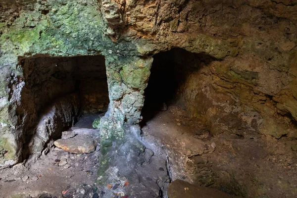 Byzantine Burial Cave Well Preserved Yehiam Crusader Fortress Kibbutz Yehiam —  Fotos de Stock