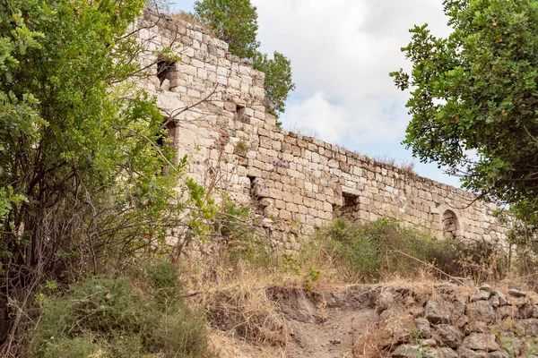 Well Preserved Remains Gaaton Crusader Fortress Kibbutz Gaaton Galilee Northern — 图库照片