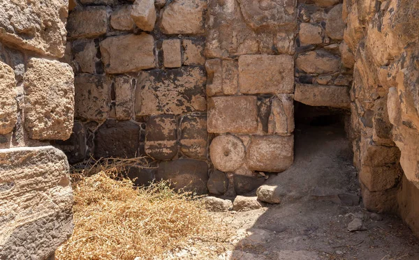 Beit Shean, Israel, August 06, 2022 : Partially restored ruins of one of the cities of the Decapolis - the ancient Hellenistic city of Scythopolis near Beit Shean city in northern Israel