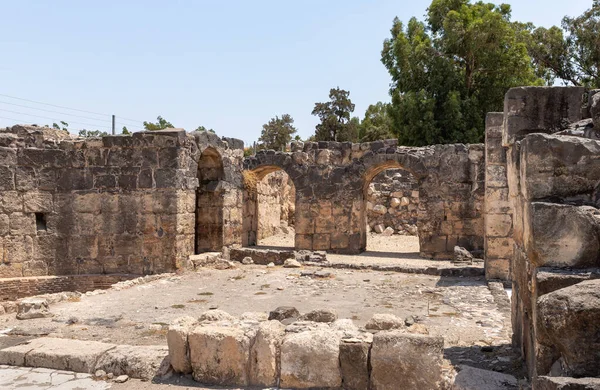 Beit Shean Israel August 2022 Partially Restored Ruins One Cities — 图库照片