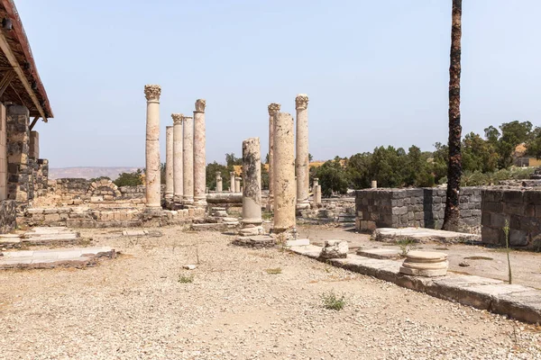 Beit Shean Israel August 2022 Partially Restored Ruins One Cities — Stock Fotó