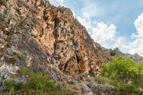 Mountain Nature National Reserve Nahal Mearot Nature Preserve Haifa Northern — Stock Fotó