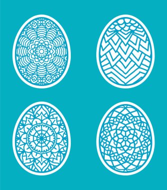 Paskalya yumurtaları karalama stili. Mutlu Paskalya elleri.