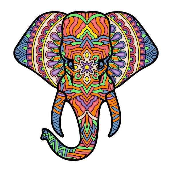 El çizimi filler boyama sayfası