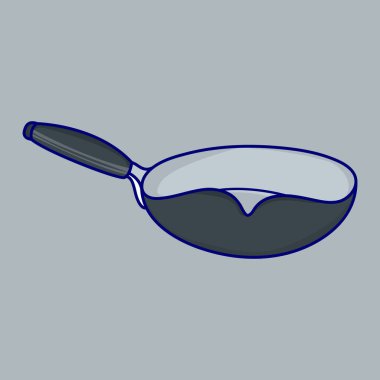 Mutfak kızartma tavası tasviri