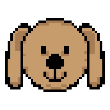 Vektör düz piksel sanat tasarımı