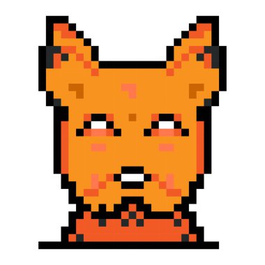 Vektör düz piksel sanat tasarımı