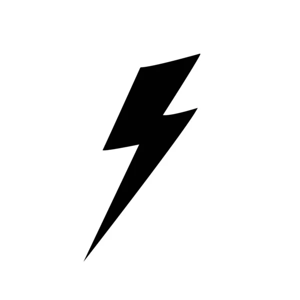 Lightning Bolt Expertise Flat Icon Apps Websites — стоковый вектор