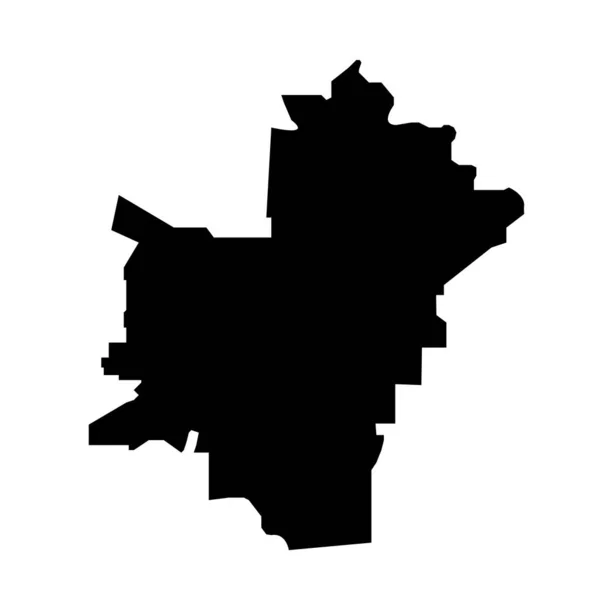 Luhansk City Map Ukraine — Image vectorielle