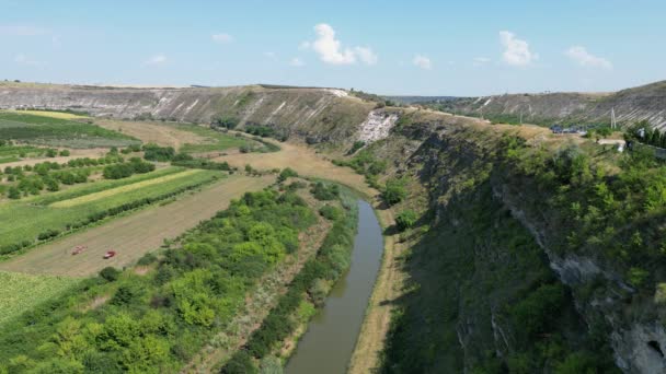 Historical Complex Orheiul Vechi Museum Republic Moldova Butuceni — Stok video