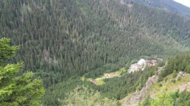 The Transfagarasan Highway. Romania. Drone 4K