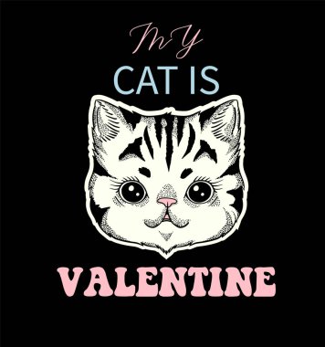 kedili kitap, vektör illüstrasyonu