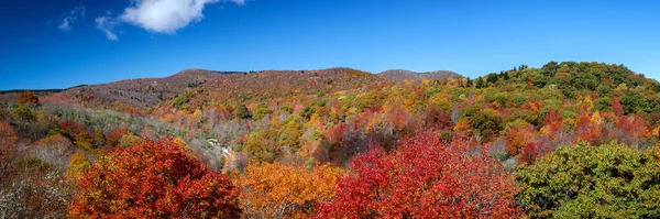 Vodopád Hřbitově Jak Vidět Blue Ridge Parkway — Stock fotografie