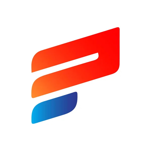 Buchstabe Logo Symbol Design Vorlagen Elemente Buchstabe Logo Mit Flügel — Stockvektor