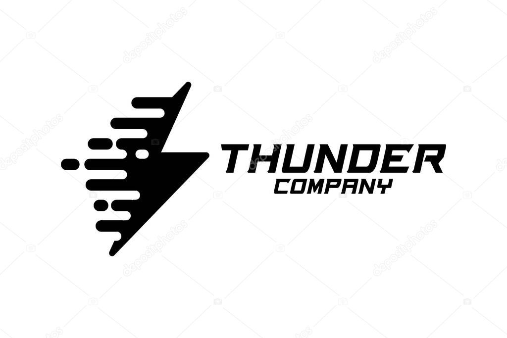 Fast Thunder Lightning Symbol For Data Transfer Logo Or Fast Charging