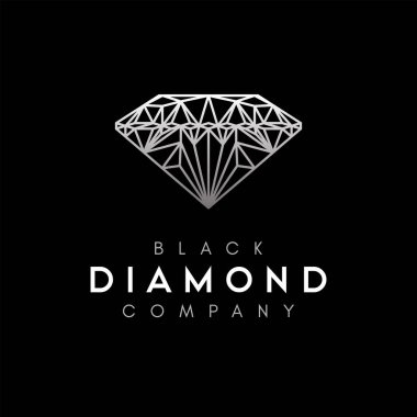 Güzel Kristal Mücevher Minimalist Logo Mücevherat Tasarımı İlham