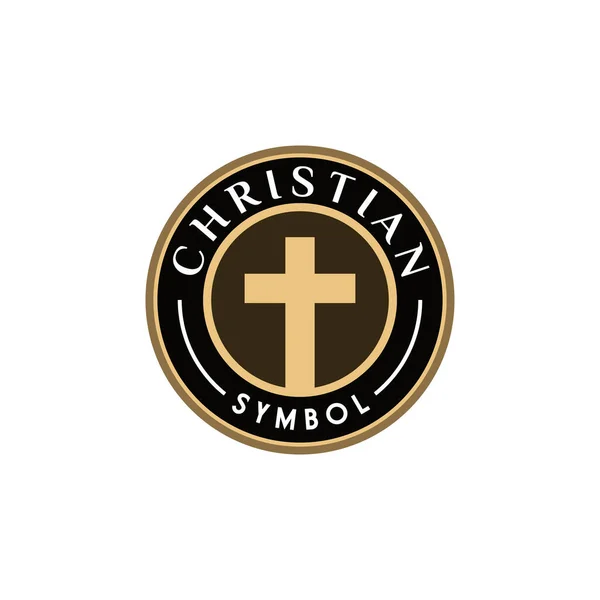 Католическая Христианская Символика Религиозная Эмблема — стоковый вектор