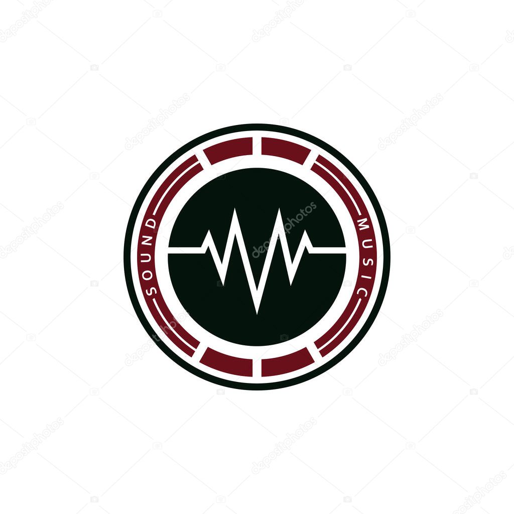 Music Equalizer Sound Waveform Logo With Initials Letter M Design Inspiration