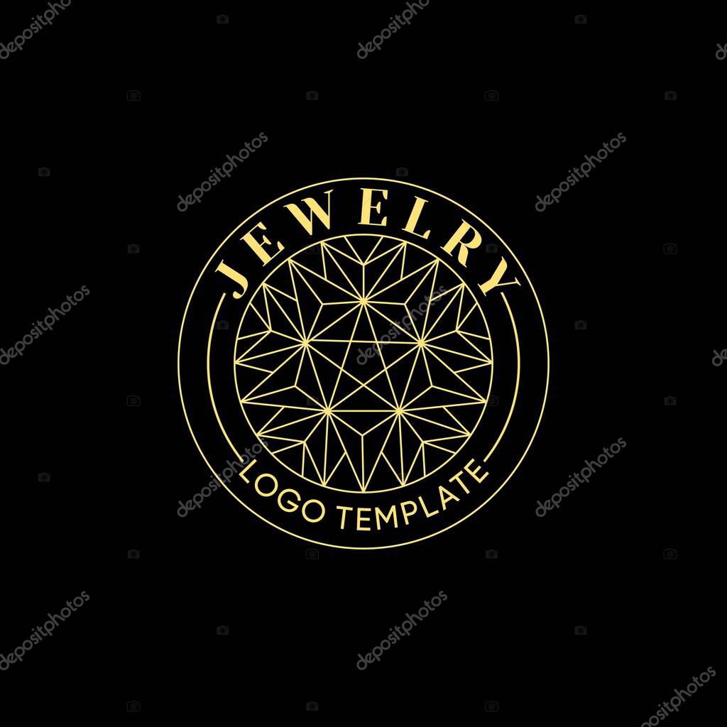 Diamond Jewelery Minimalist Logo Simple Design