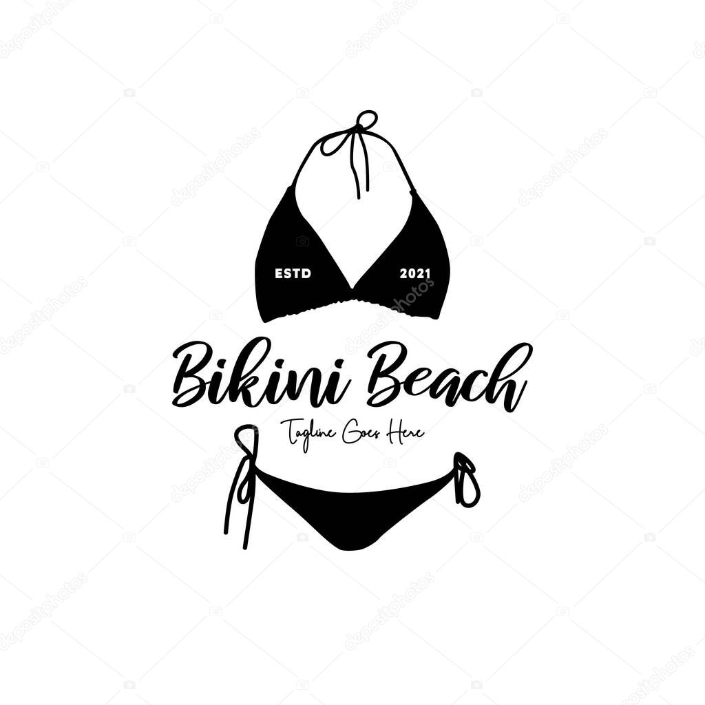 Lingerie Store Logo , Women's Underwear Bra. Bikini Logo Design