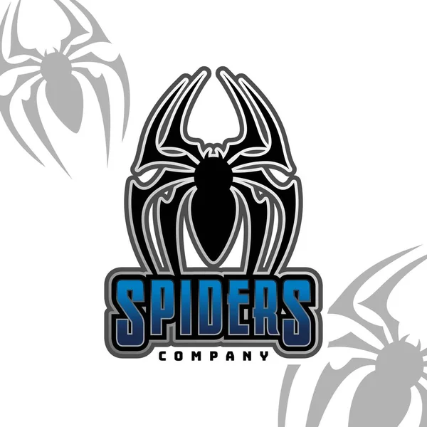 Tarantula Spider Logo Vector Ispirazione Design — Vettoriale Stock