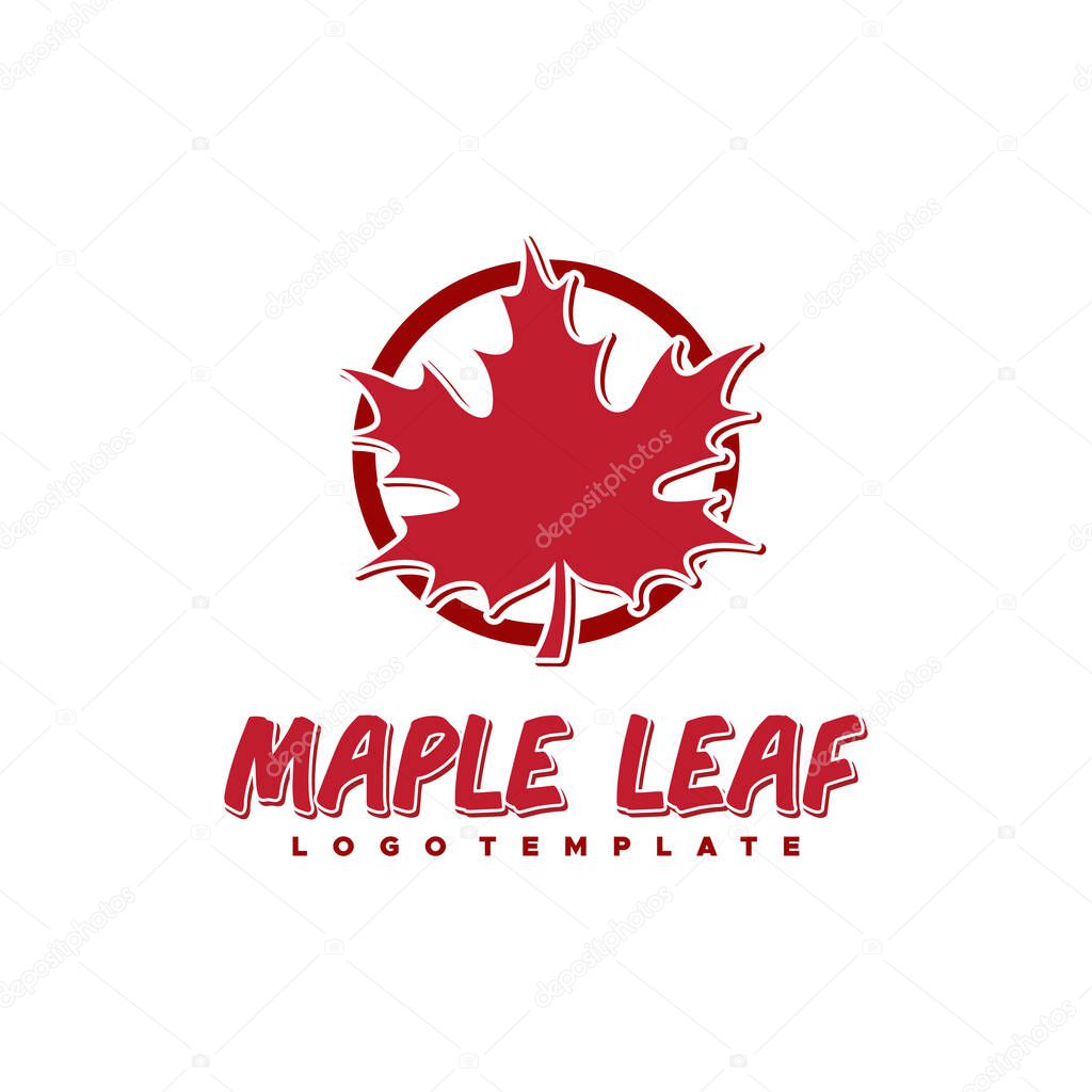 Maple Leaf Icon Logo Design Inspiration
