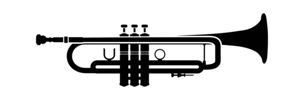 Jazz Trumpet Illustration Vector Design Bugle Vector — Stock vektor