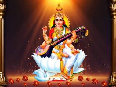 Maa Saraswati duvar kağıtları Tanrıça resimleri ve duvar kağıtları Maa Saraswati duvar kağıtları