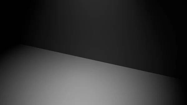 Rendering Empty Black Room Space Products Models Black Platform Spotlight — Zdjęcie stockowe