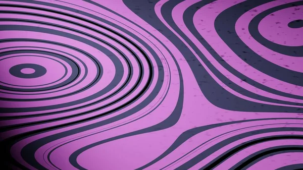 Abstract texture of waves with liquid form black and purple color. Texture with circular and curved shapes. Black curves on background. purple. Simulation background of black and purple paint mixing.