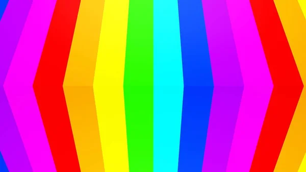 Rendering Vertical Lines Forming Effects Rainbow Lines Pattern Very Colorful — 스톡 사진