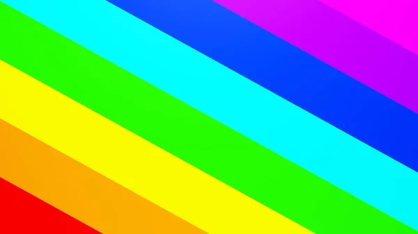Rendering Background Diagonal Lines Various Colors Rainbow Very Colorful Diagonal — Foto Stock