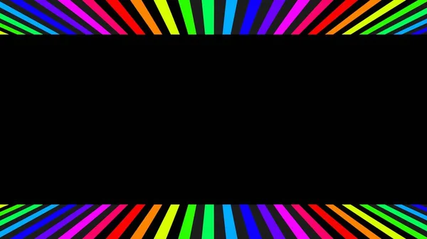 Renderings Black Design Template Rainbow Colored Stripes Vertical Colored Lines — Fotografia de Stock