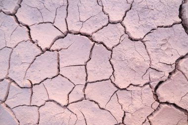 Çatlamış toprak dokusu ve zeminin arka planı kuru. Çatlamış toprak, kuraklıkta toprak, toprak dokusu ve kuru çamur, kuru toprak..