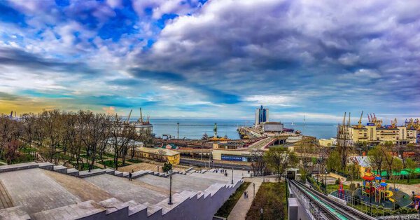 Potemkin Stairs in Odessa, Ukraine