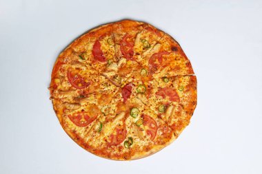 Güzel Napoli pizzası margherita.