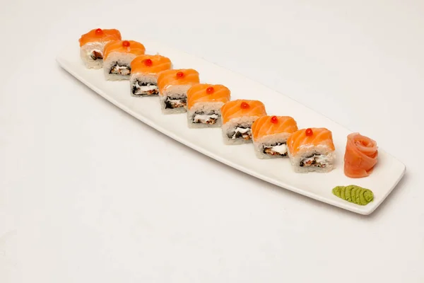 Japanes Sushi Vasabi Studio Shot — Stockfoto