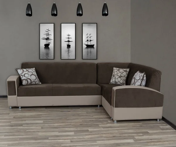 Upholstered Furniture Living Room Hallway Comfort Comfort — Stock Fotó