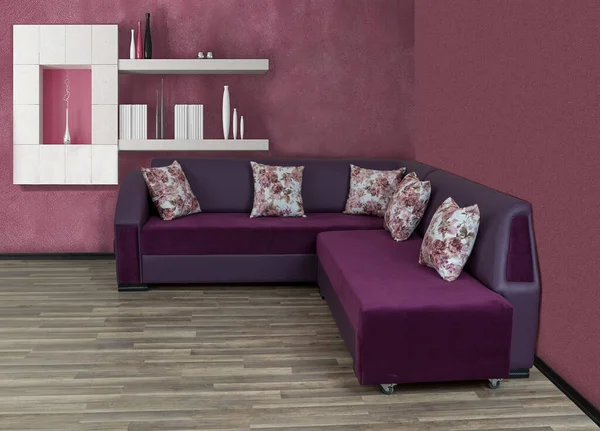 Bedroom Furniture Comfort Design — Stock Fotó