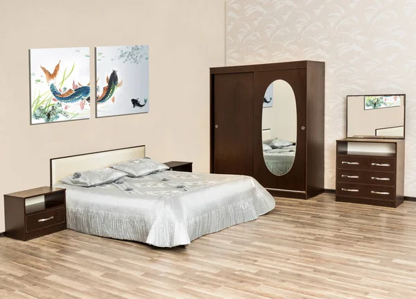 Bedroom Furniture Comfort Design ロイヤリティフリーのストック写真